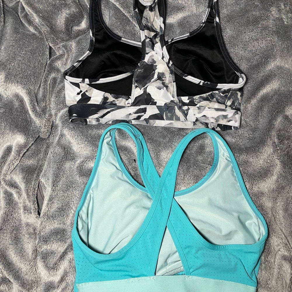 Two sports bras